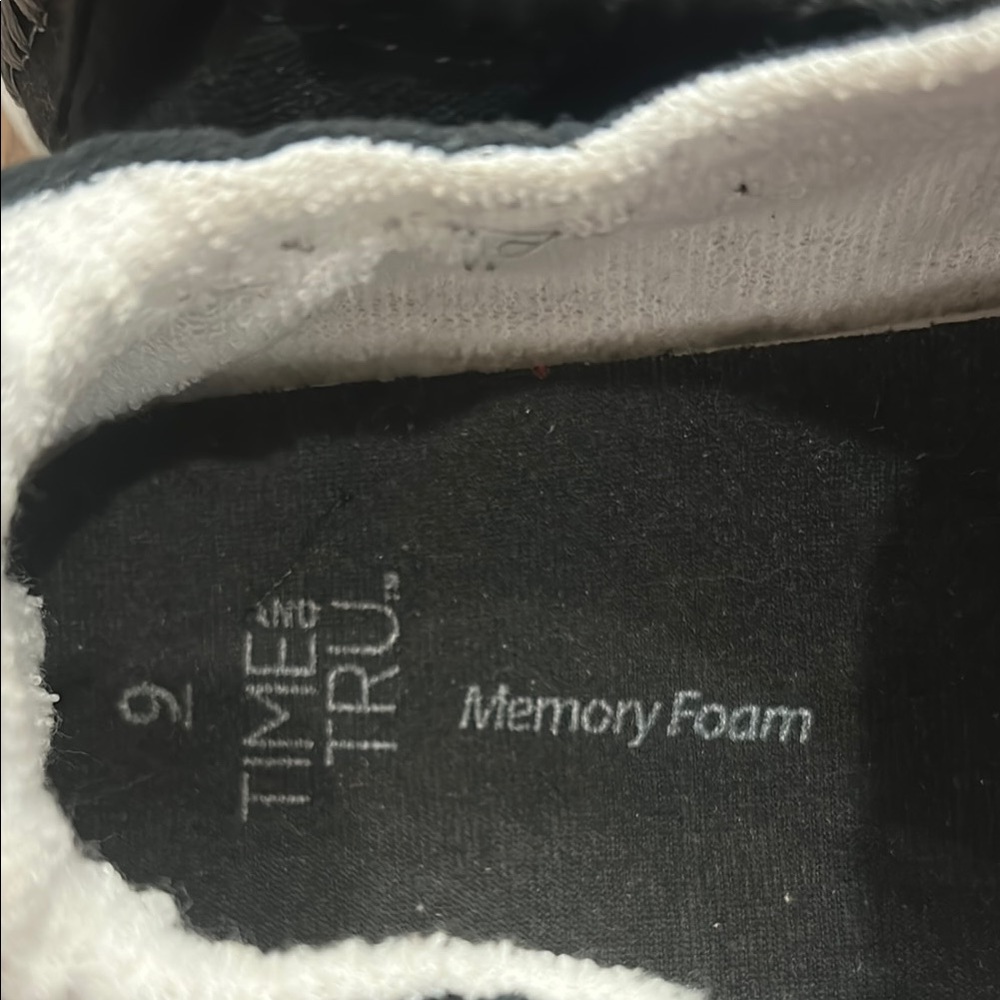 Black Canvas Sneakers, time and tru - Picture 5 of 6